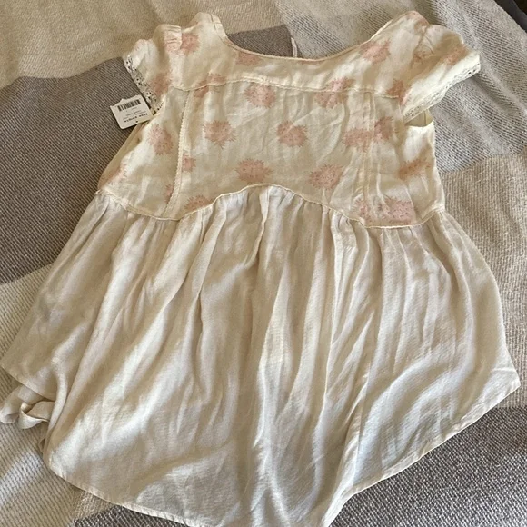 Free people babydoll tuni with lace nwt - Picture 5 of 5